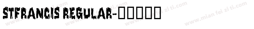 StFrancis Regular字体转换